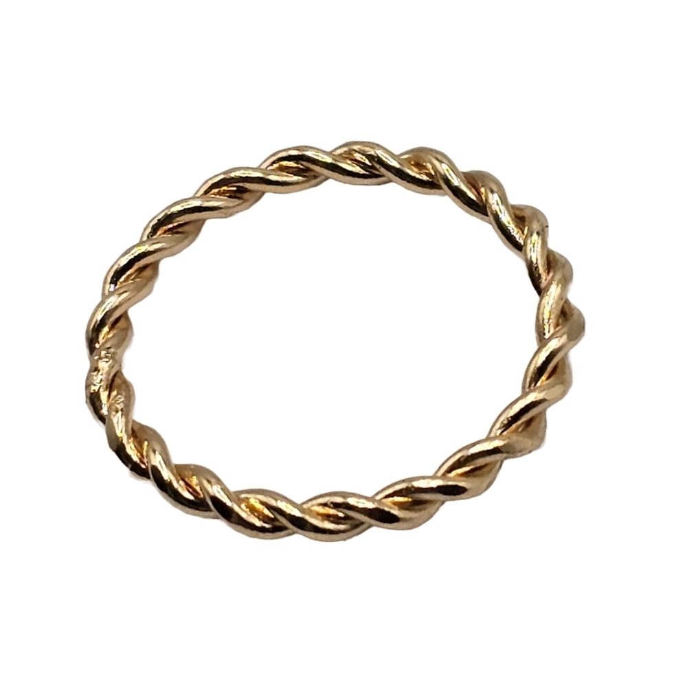 Twisted Rope Band Ring (Size 5.75)